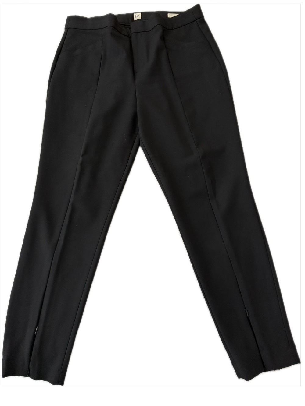 GAP Women's Black Skinny Dress Pants with Front Crease